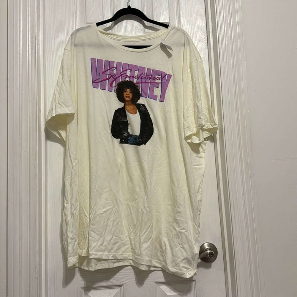 Whitey Houston tshirt - so emotional